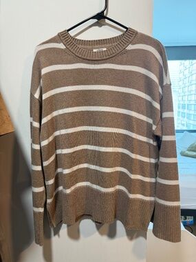 Striped J. Crew Cotton Sweater